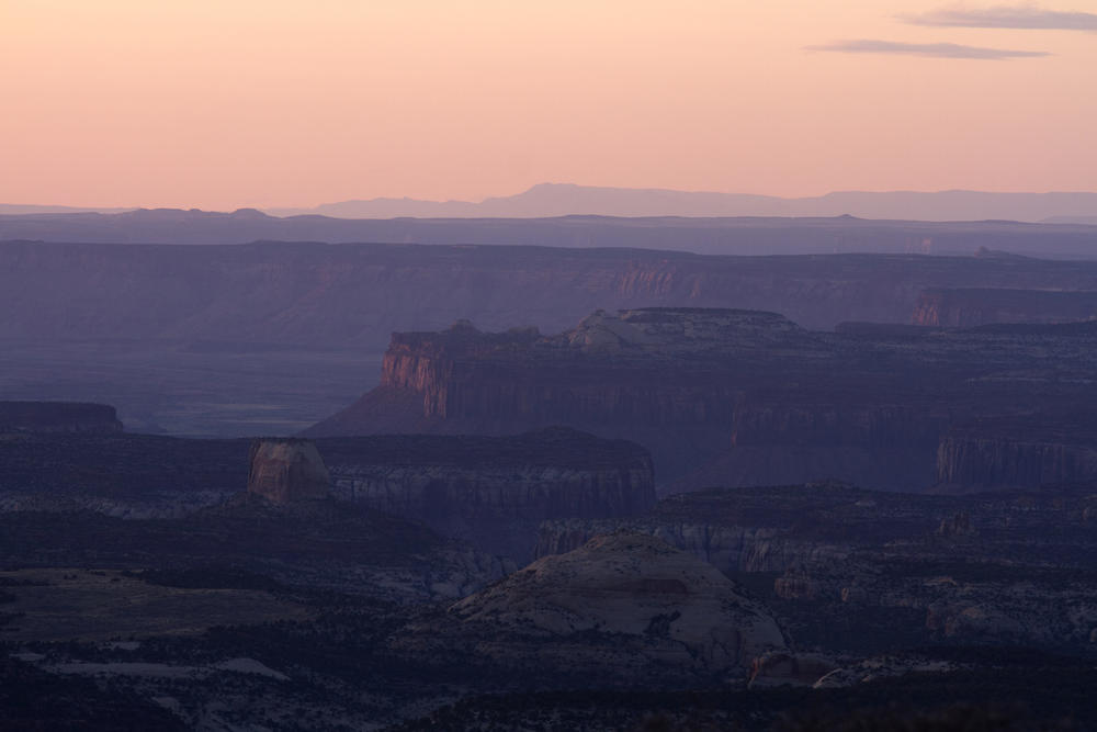 Visitors of the Bears Ears Monument in Bluff, Utah were part of the millions that watched the dimmed skies of Saturday's eclipse.
