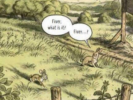 Siblings Hazel and Fiver from <em>Watership Down: The Graphic Novel</em> by Richard Adams, adapted by James Sturm and illustrated by Joe Sutphin. The 2023 graphic novel is the latest adaptation of the 1972 children's classic.