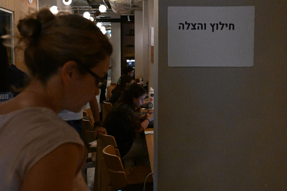 Tech central in the Expo Tel Aviv International Convention Center.