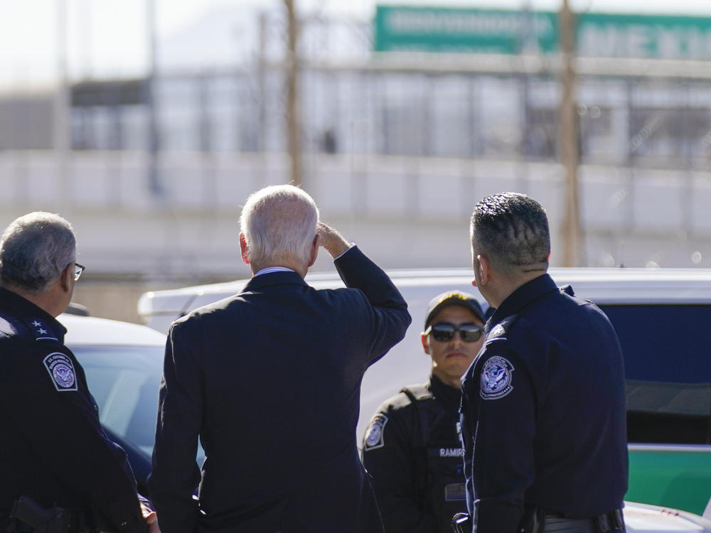 President Biden looks toward a large 