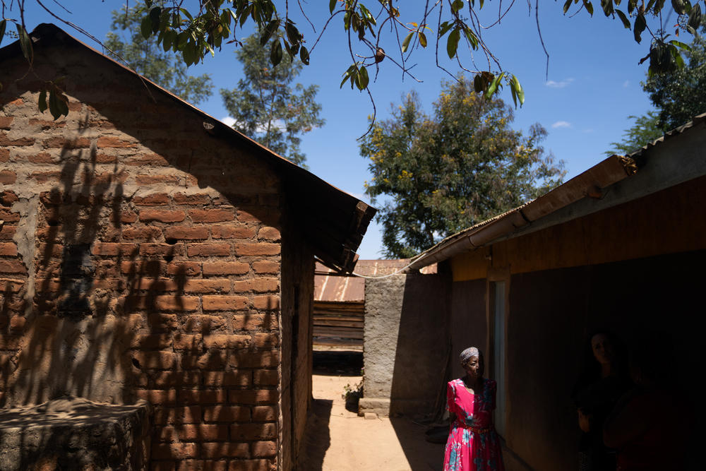 Rose Ngina, 70, is a senior in Wote who screened positive for dementia during the research project. She used to spend hours in a dark corner of her living room staring at the wall. But her relatives say now that they've learned that Ngina's strange behavior was a symptom of dementia, they are making a point of bringing her outside.