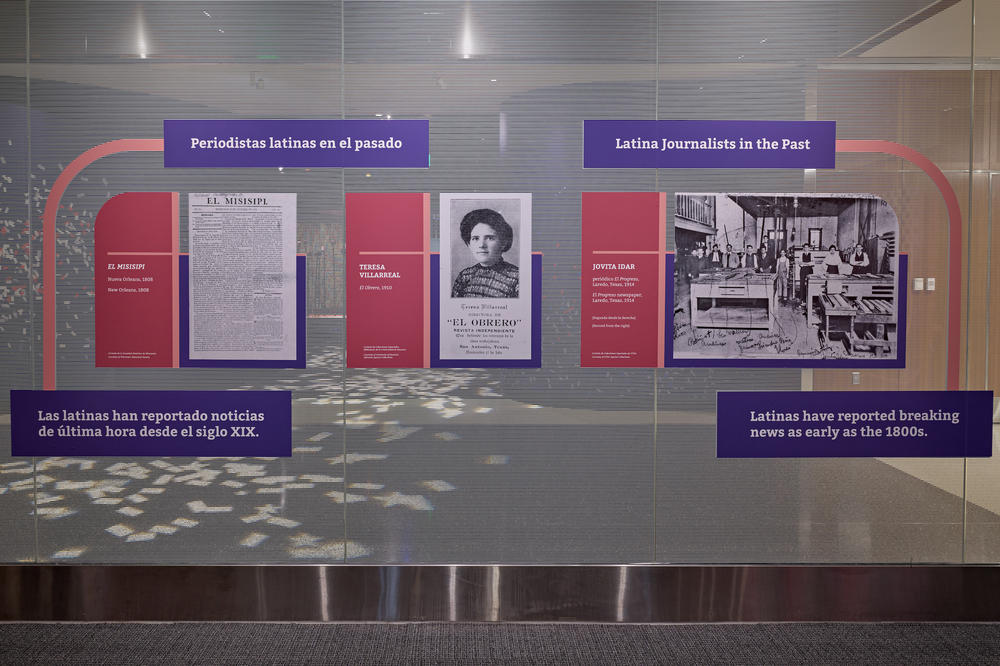 Latina print journalists were pioneers reporting and writing news in Spanish in the United States since the 1800's, long before TV networks existed.