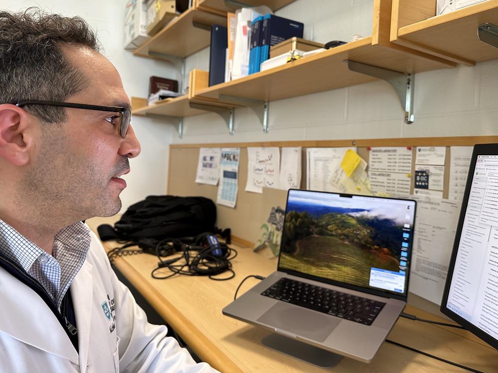 Dr. Michael Mansour, an infectious disease specialist at Massachusetts General Hospital, is testing an AI-enhanced database he uses to help make diagnoses.