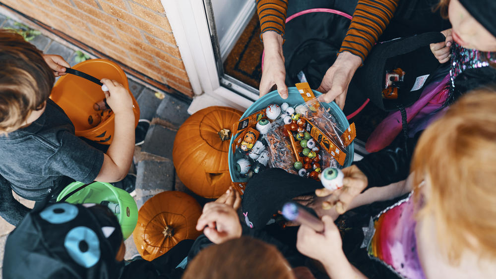 When adults give out candy, they're 