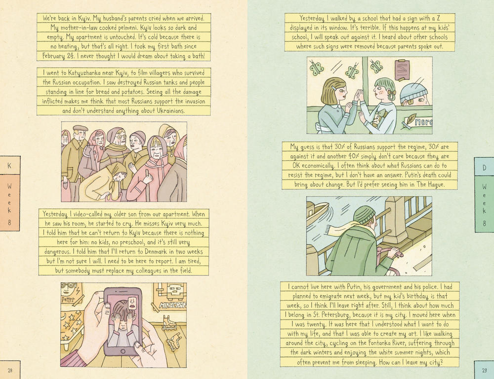 A page from Nora Krug's <em>Diaries of War. </em>