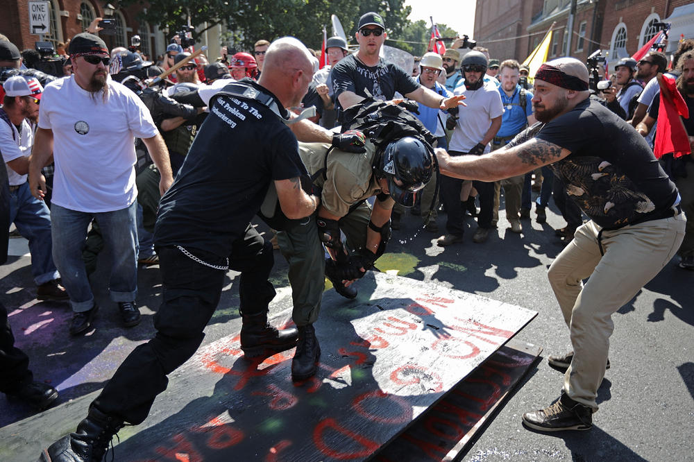 White nationalists, neo-Nazis, the Ku Klux Klan and members of the 