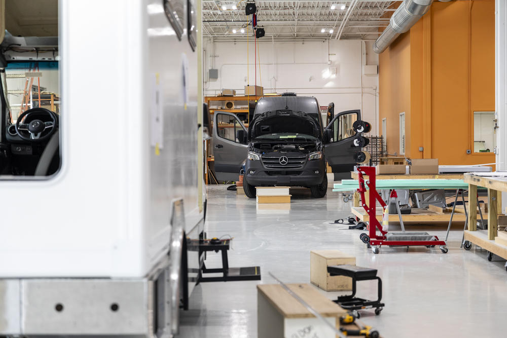 Advanced RV takes two years to build custom motorhomes for clients.