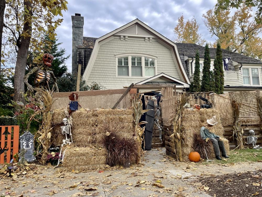 The Denchfield family expects 400 to 500 children to walk through the haunted maze that has made the family's house a top Halloween destination in Bethesda, Md.
