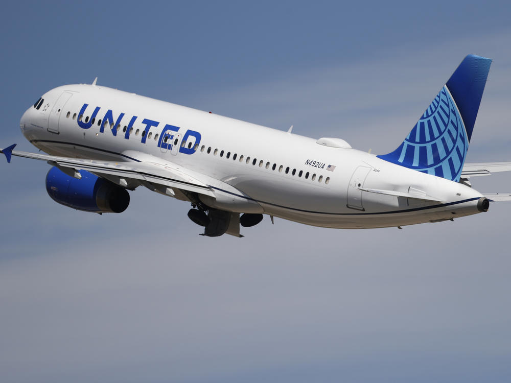 A United Airlines jetliner lifts off from a runway at Denver International Airport on June 10, 2020, in Denver. Two United Airlines flight attendants have filed a lawsuit against the company, alleging they were excluded from working charter flights for the Los Angeles Dodgers because of their race, age, religion and appearance.