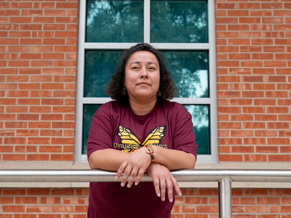 Elementary school art teacher Veronica Martinez is also running to be mayor of Uvalde.