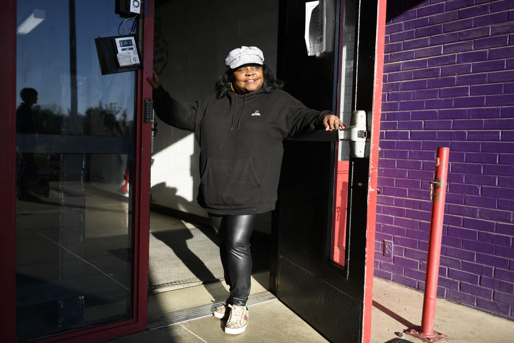 Kristi Williams founded Black History Saturdays. She runs it out of the EduRec community center in North Tulsa, which was once a school campus.