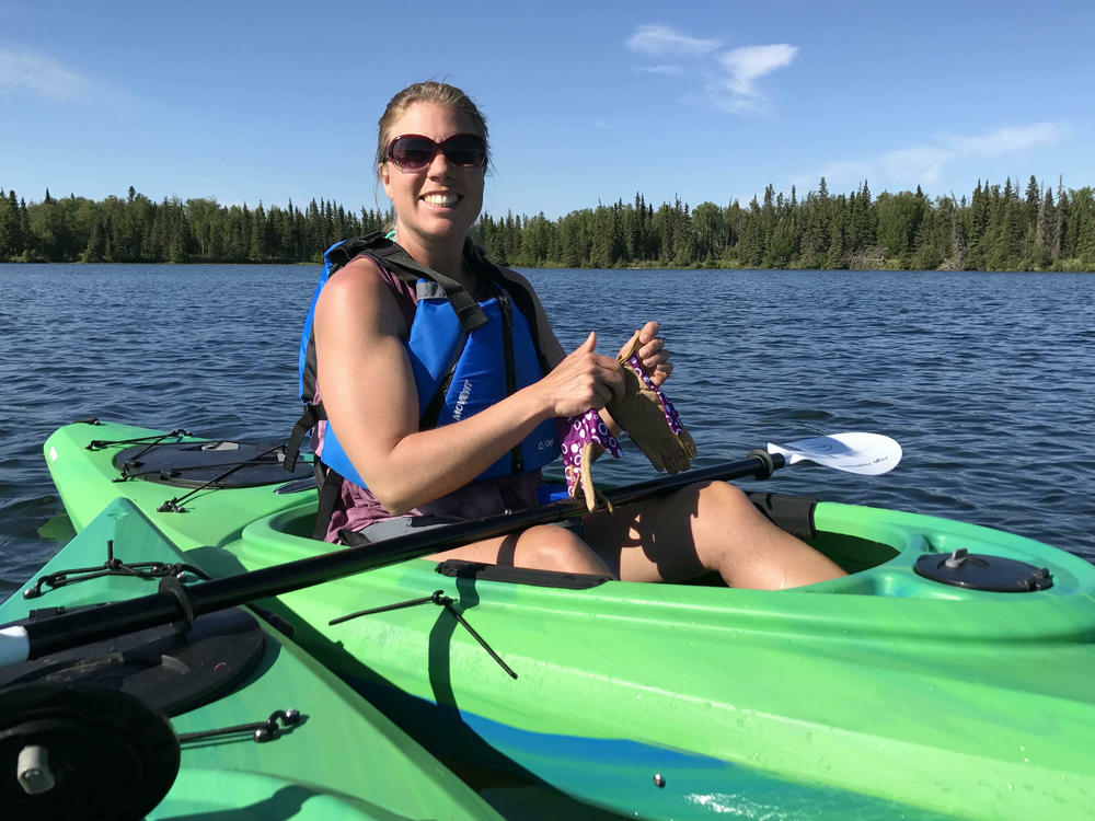 Jennifer Reinhart says that for the first time since her fall, the hospital worker made her feel like she was going to be OK.