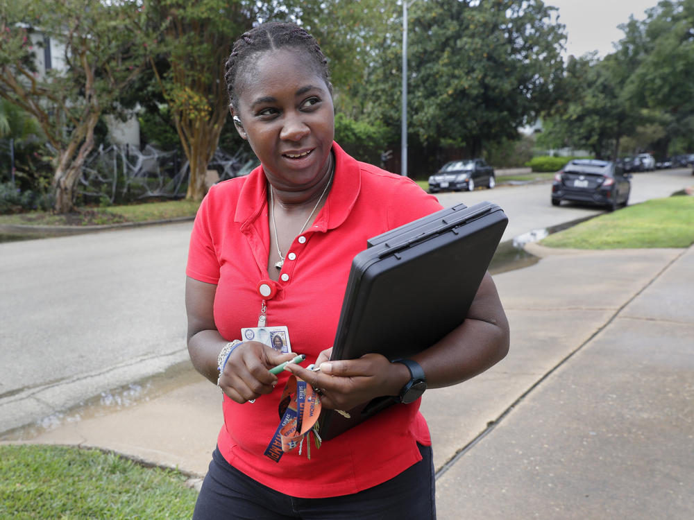 Disease intervention specialists, like Deneshun Graves with the Houston Health Department, work to reach pregnant women at high risk of syphilis to get them testing and treatment to protect their babies.