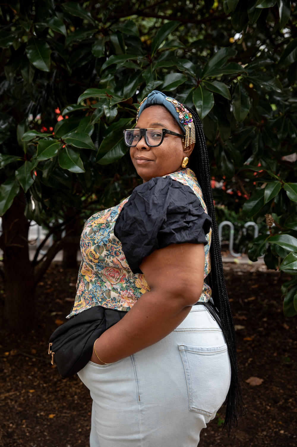 A portrait of Tareva Alston who attended Philly Fat Con. Alston 