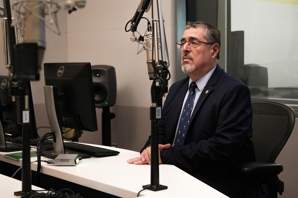 President-elect of Guatemala Bernardo Arévalo speaks about his win during a visit to NPR's studios in Washington, D.C.