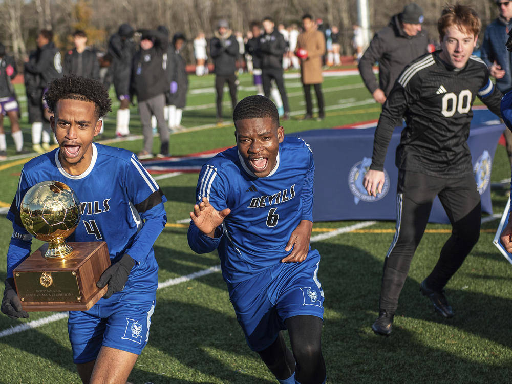 When the Lewiston High School Blue Devils boys' soccer team won a state championship, they brought joy to a community that was rocked by a mass shooting in late October.