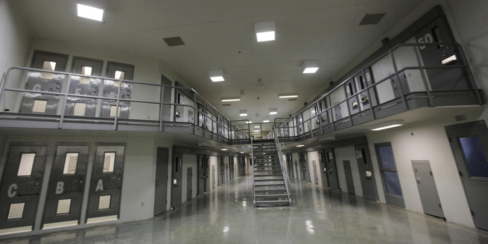 A cellblock is seen during a media tour of the Thomson Correctional Center in Thomson, Ill., in 2009.