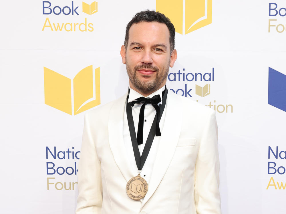Justin Torres' novel <em>Blackouts</em> won the National Book Award for fiction on Wednesday night.