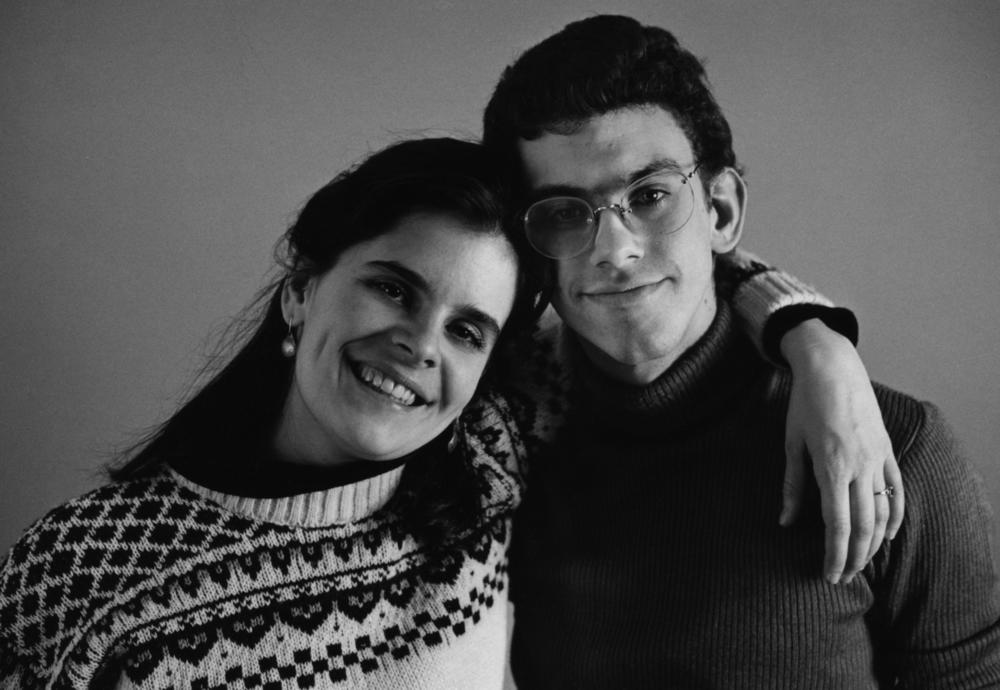 The photo from David and Sarah Lubarsky's wedding announcement in Feb. 1984.