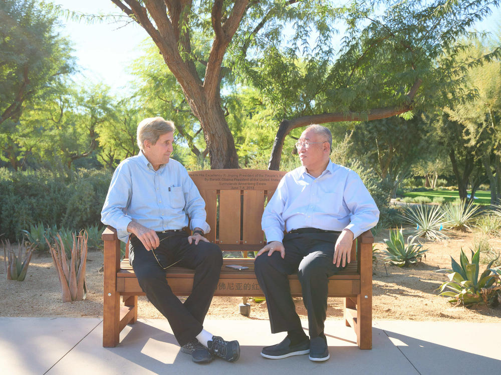 Climate envoys John Kerry of the U.S. and Xie Zhenhua of China met in California in November. As the world's two-largest greenhouse gas emitters, agreement between the two countries is considered key for significant developments at the UN climate summit.