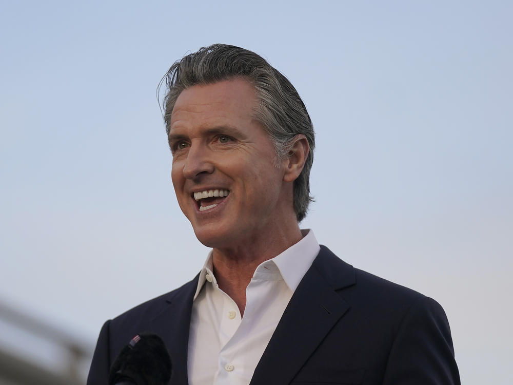 California Gov. Gavin Newsom speaks during a Clean California event in San Francisco, Thursday, Nov. 9, 2023.