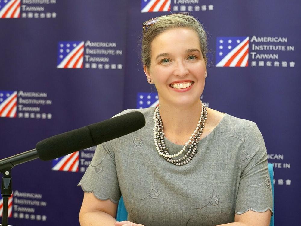American Institute in Taiwan director Sandra Oudkirk.