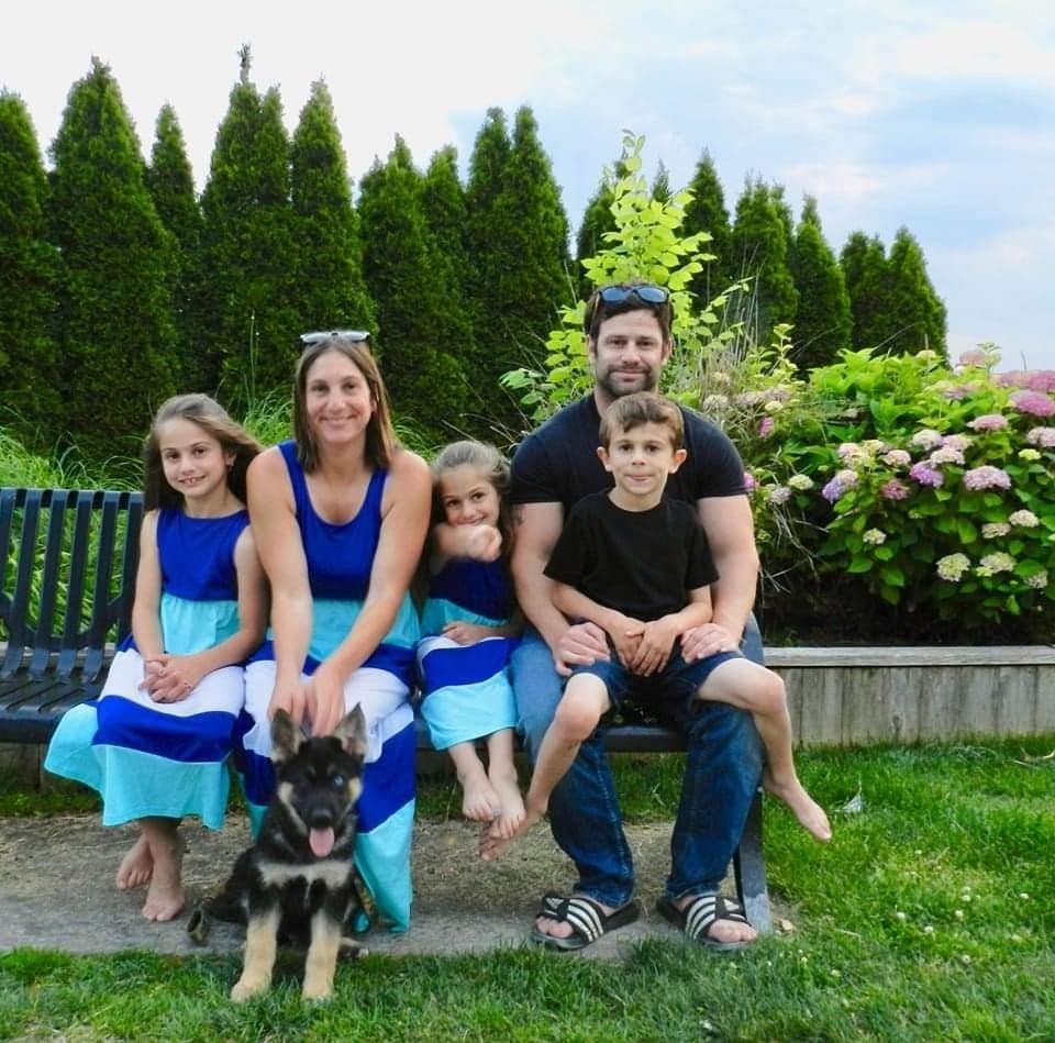 Joe Mena is seen with his family. He served in the Marines for eight years and later joined the National Guard. After losing his regular job during the pandemic, he took a COVID forbearance on a VA home loan to defer his mortgage payment.
