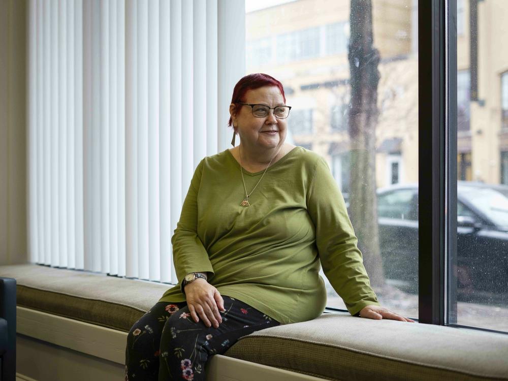 Leslie McIntire, 69, is part of the baby boomer generation that is entering older age amid a historic affordable housing shortage and rising wealth inequality in the U.S.