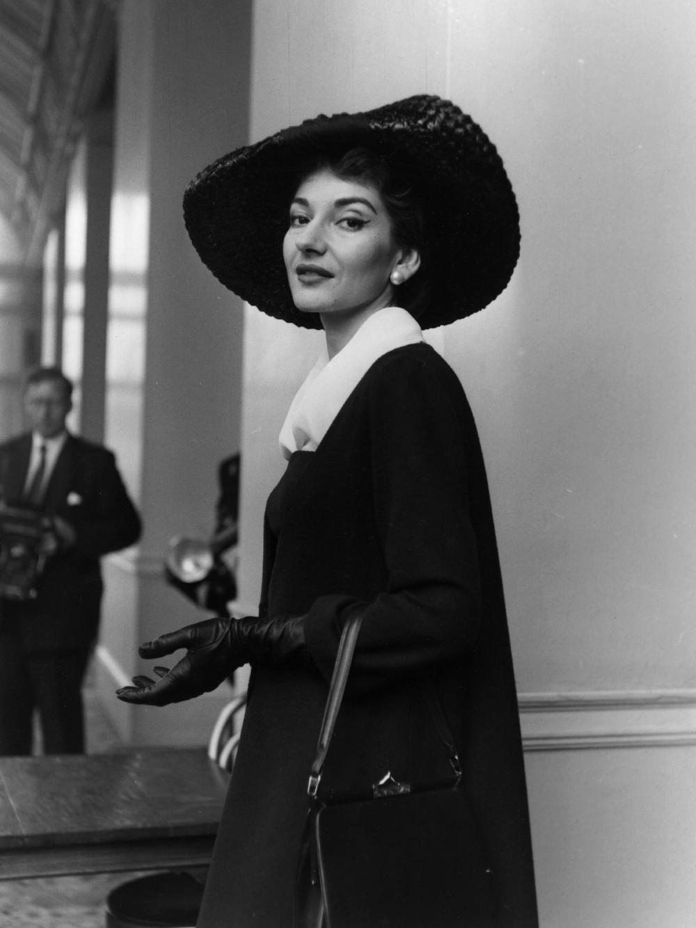 Along with her status as an opera superstar, Maria Callas (photographed here in 1958 in London) also became a fashion icon.