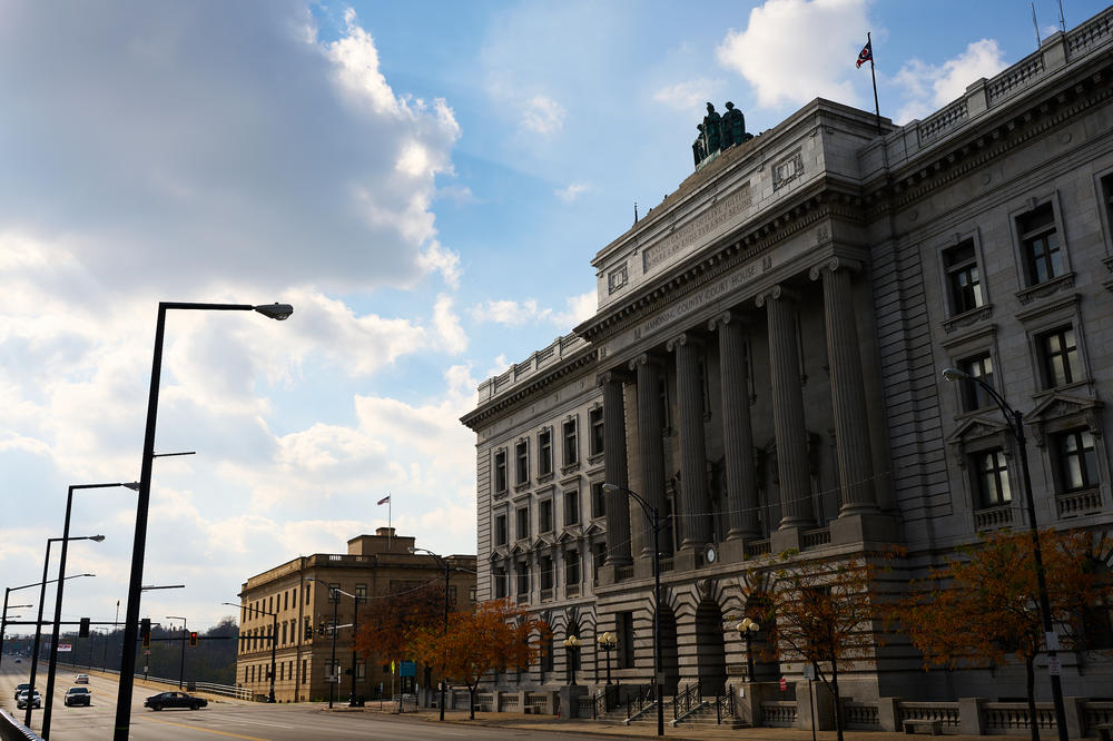 The Mahoning County Court House in downtown Youngstown, Ohio.