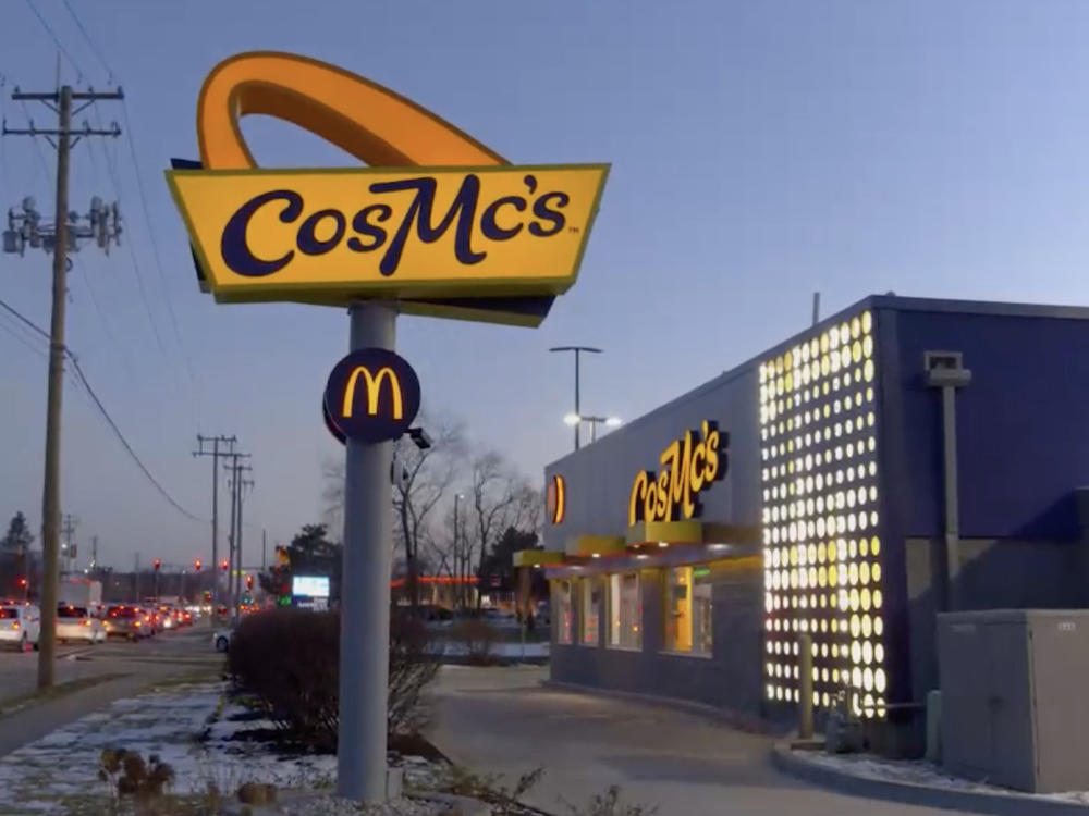 CosMc's offers a large variety of drinks — and no hamburgers. The first store testing the new McDonald's concept is opening in Bolingbrook, Ill., near Chicago.