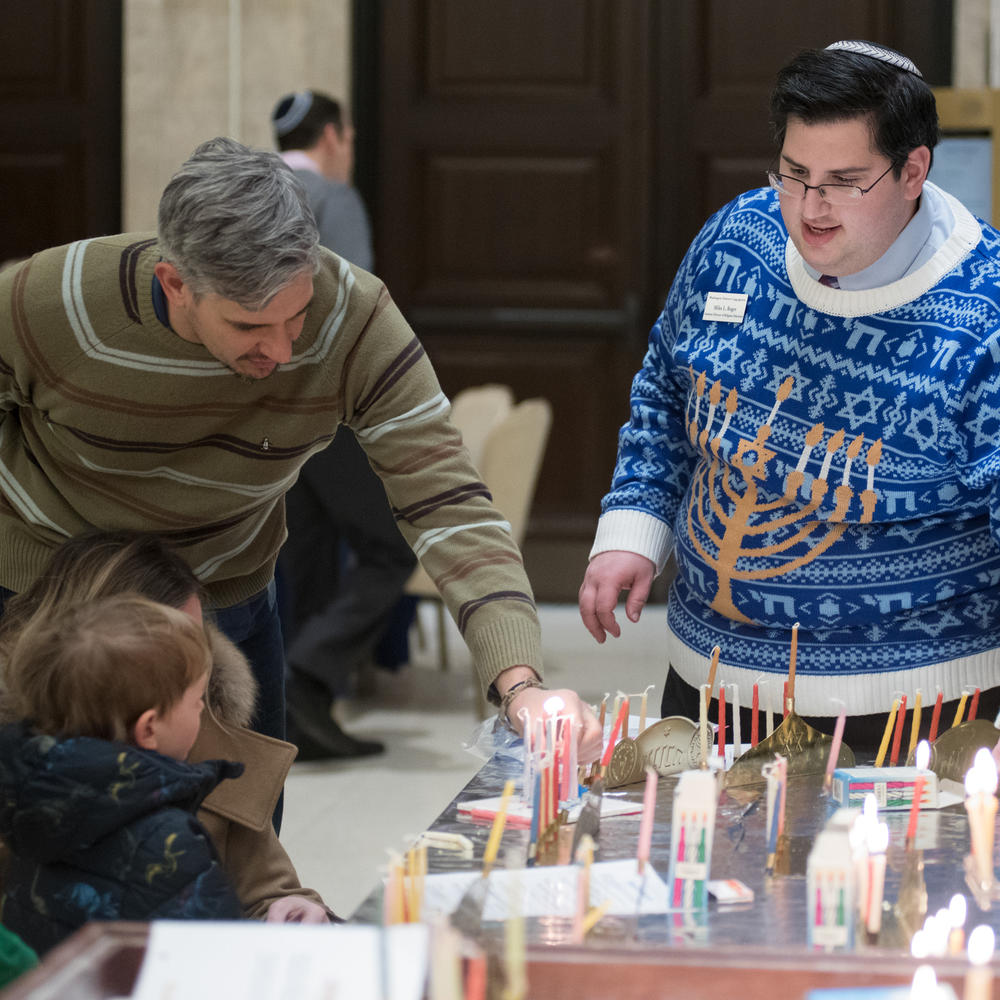 Hanukkah Celebration at Washington Hebrew Congregation.