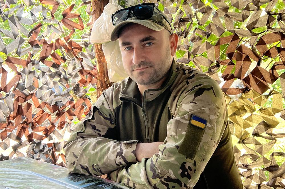 Misha serves with the 35th Marine Brigade and removes land mines from the front line with the help of a metal detector. He says Russians bury explosives on top of each other or hide them in cans of Red Bull or in cigarette cartons. 
