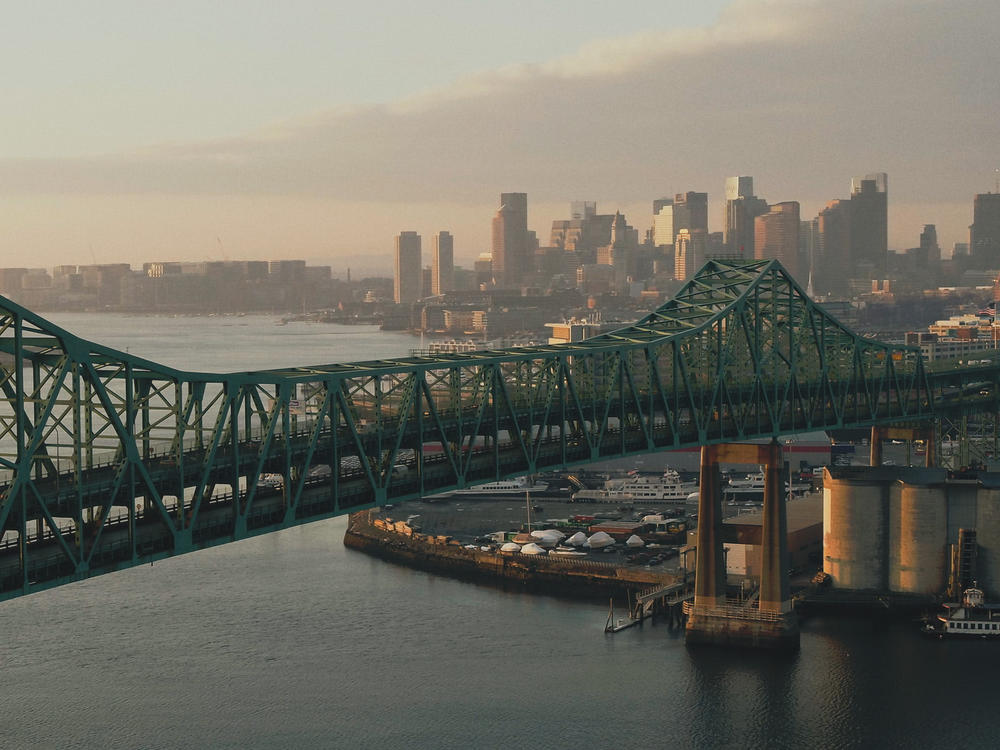 Tobin Bridge, which spans Boston to Chelsea, Mass.