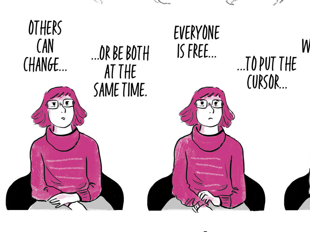 A page from <em>Transitions: A Mother's Journey.</em>