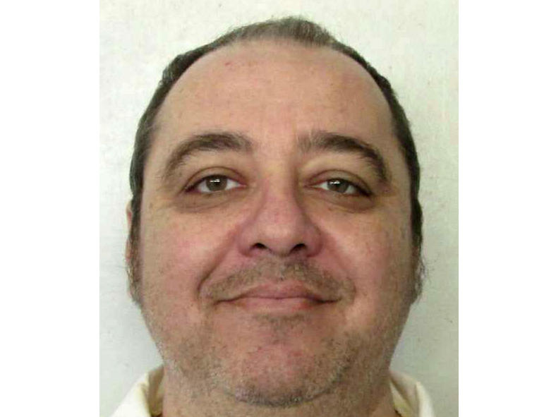 This undated photo provided by Alabama Department of Corrections shows inmate Kenneth Eugene Smith, who was convicted in a 1988 murder-for-hire slaying of a preacher's wife. Alabama plans to put him to death by nitrogen hypoxia, an execution method that is authorized in three states but has never been used.