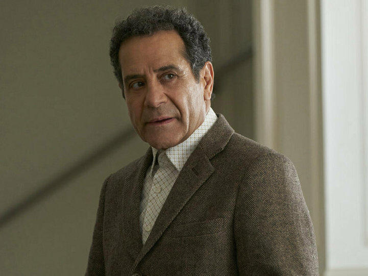 Tony Shalhoub returns as lead investigator Adrian Monk in <em>Mr. Monk's Last Case.</em>