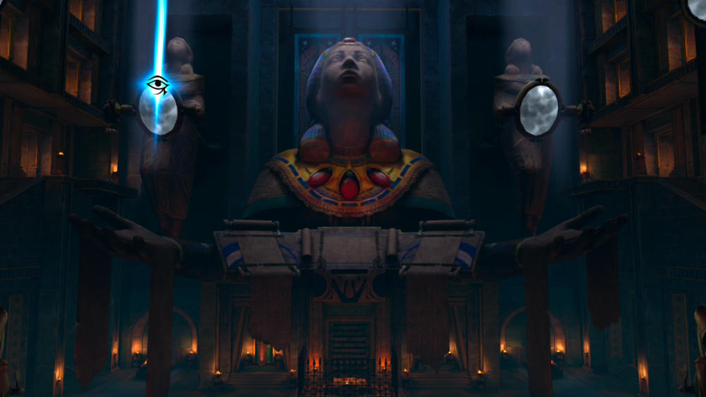 Breathtaking temples and statues look fantastic on the Quest.