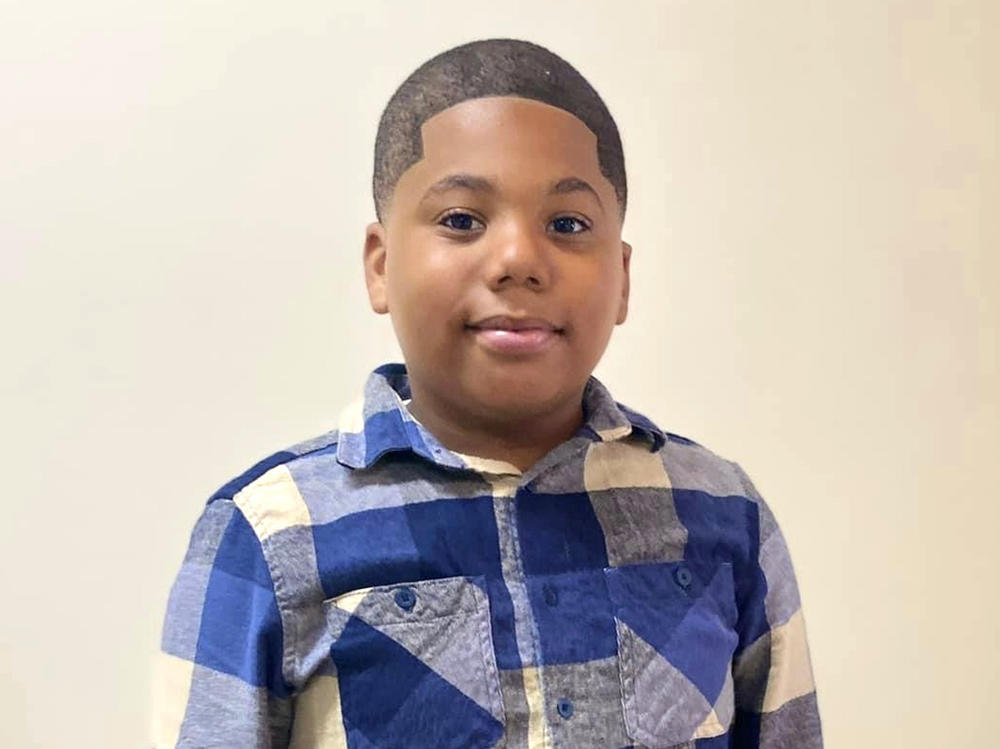 A grand jury in Mississippi found that there was no criminal conduct on behalf of the officer involved in the shooting of 11-year-old Aderrien Murry. Here, this December 2022 photo provided by Nakala Murry of Indianola, Miss., shows Aderrien Murry, who was shot and wounded by an Indianola Police Department officer on May 20, 2023, during a domestic disturbance call at the home of Murry's family.