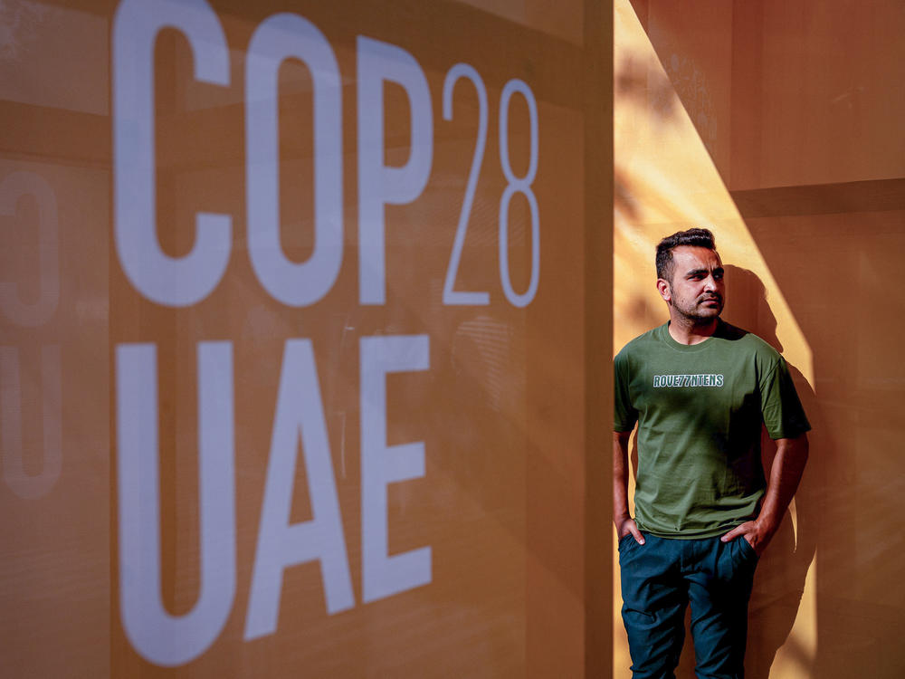 Hamidullah Nadeem, an Afghan climate advocate, attended the COP28 U.N. Climate Summit in Dubai as part of his university delegation. He was on a mission to get help for his homeland in the face of climate-related droughts and floods.