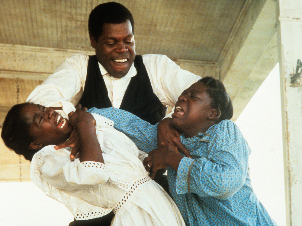 In the 1985 version of <em>The Color</em> <em>Purple</em>,<em> </em>Mister (Danny Glover) forcibly tears sisters Nettie (Akosua Busia) and Celie (Desreta Jackson) apart.