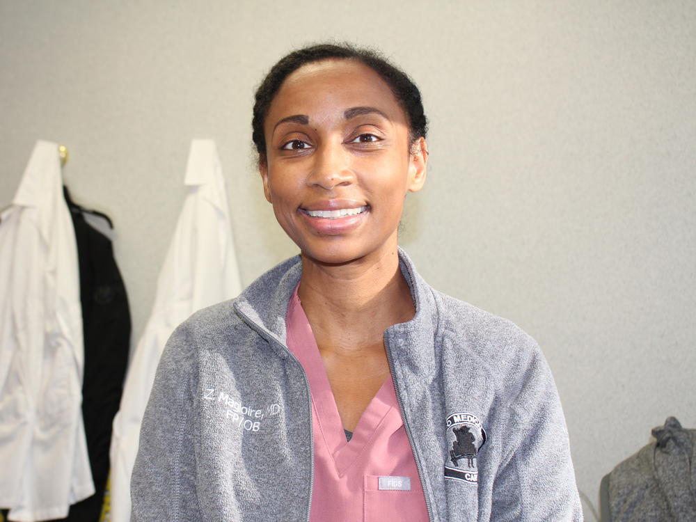 Dr. Zita Magloire, a family medicine physician, says providing care to mothers before, during, and after pregnancy is 