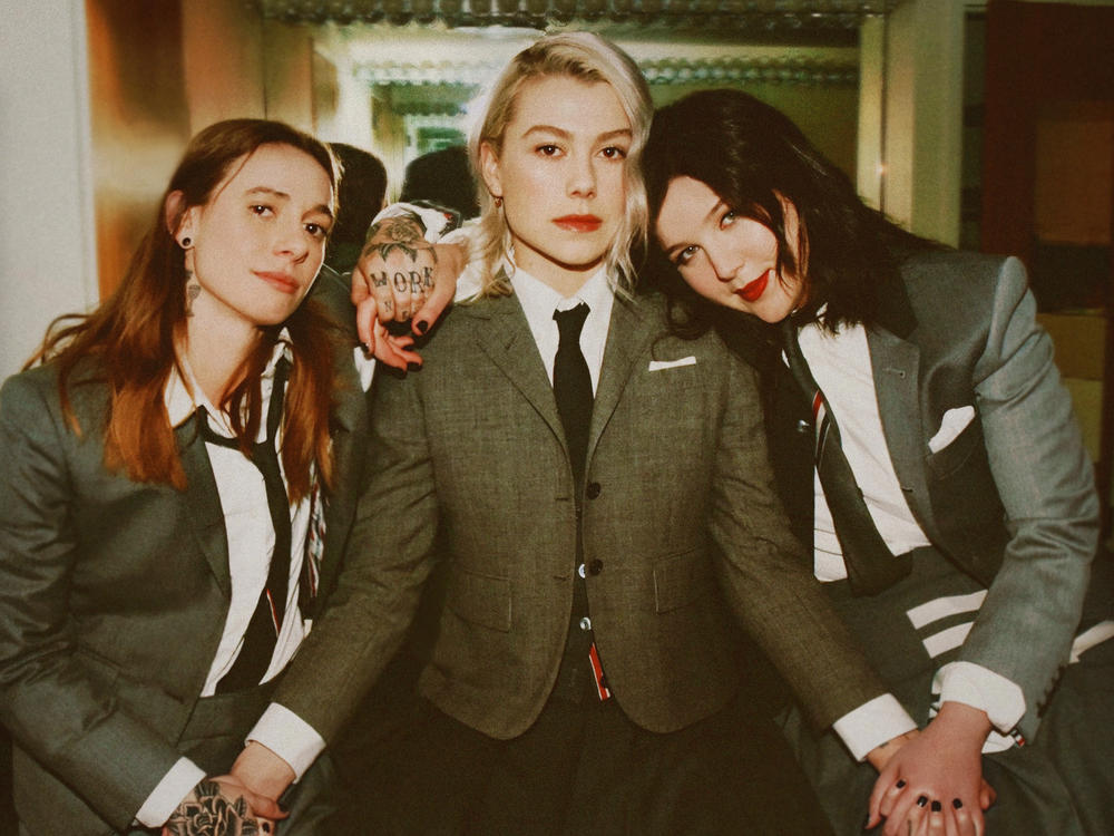 <em>The record</em>, the debut album by the indie supergroup featuring Julien Baker (left), Phoebe Bridgers (center) and Lucy Dacus<em>, </em>was released in March, more than four years after the trio's debut EP.