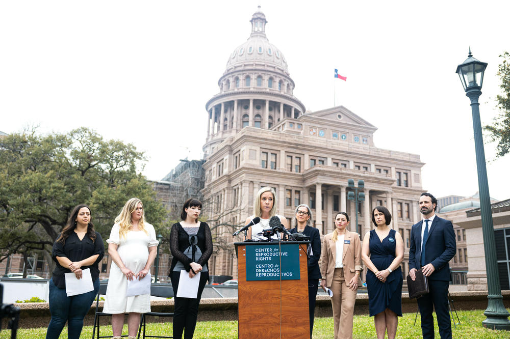 Center for Reproductive Rights leaders leading the lawsuit aim to hold the state of Texas accountable for the consequnces of their multiple abortion bans on March 7, 2023.