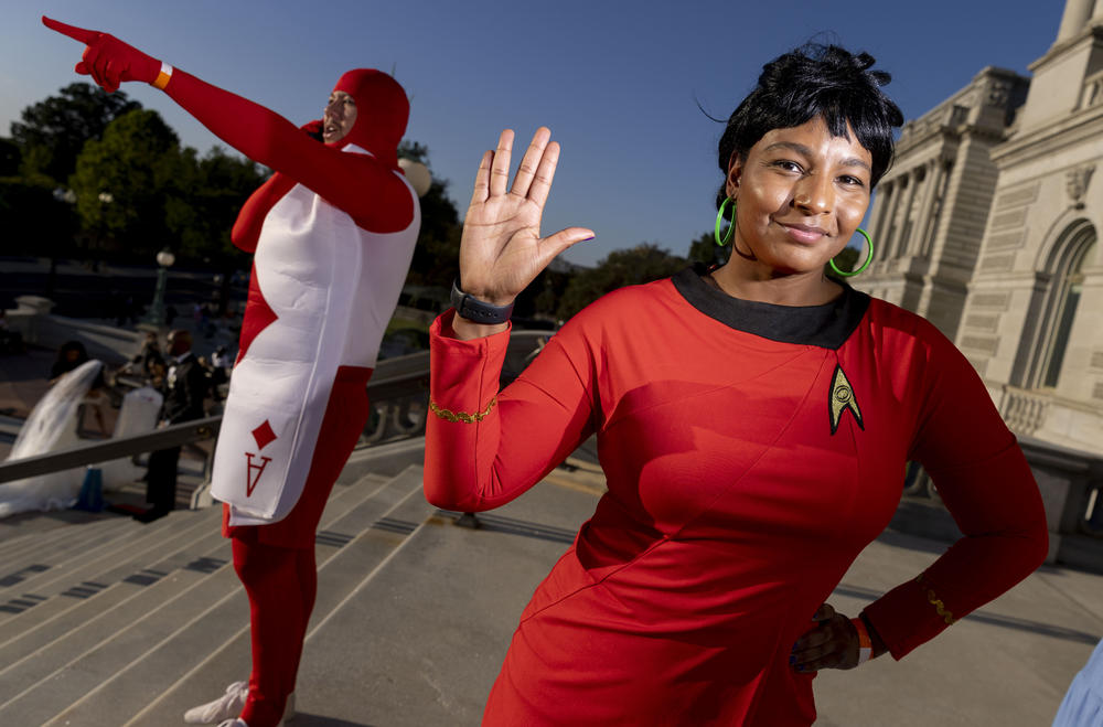 For the first Literary Costume Ball at the Library of Congress, around 2,000 people dressed as their favorite characters and packed the Thomas Jefferson Building for the Sept. 14, 2023, event, which featured caricature artists, a DJ and a costume contest. Full story <a href=