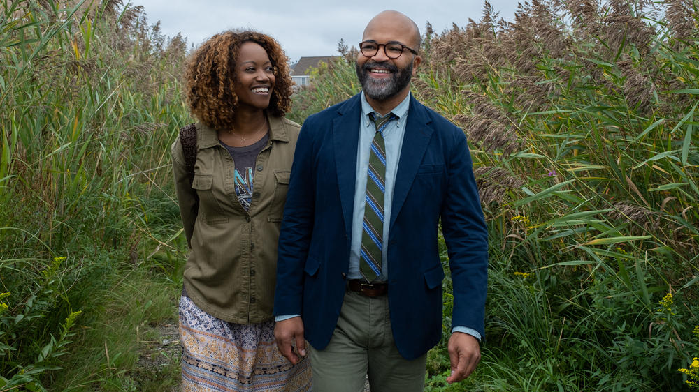 Erika Alexander and Jeffrey Wright in <em>American Fiction</em>. <strong><a href=