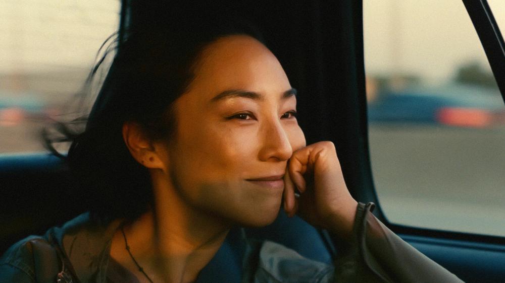 Greta Lee in <em>Past Lives. </em><strong><a href=
