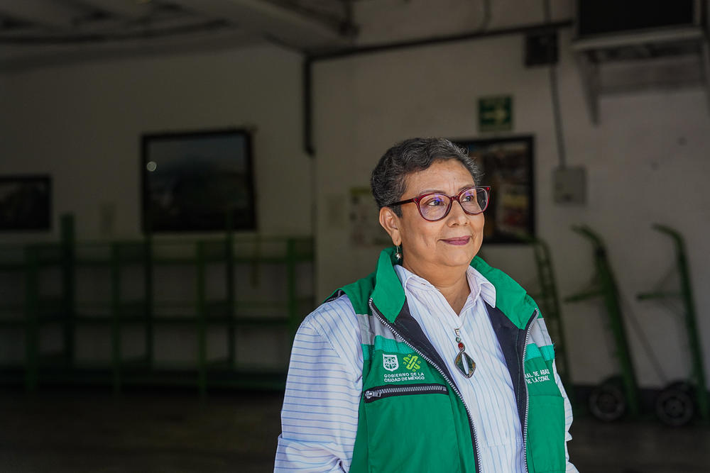 Graciela de Paz Fuentes has overseen a handful of projects to make the Mexico City market more environmentally friendly. 