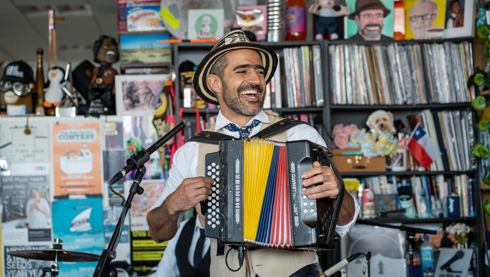 Watch the Gregorio Uribe Tiny Desk concert <a href=