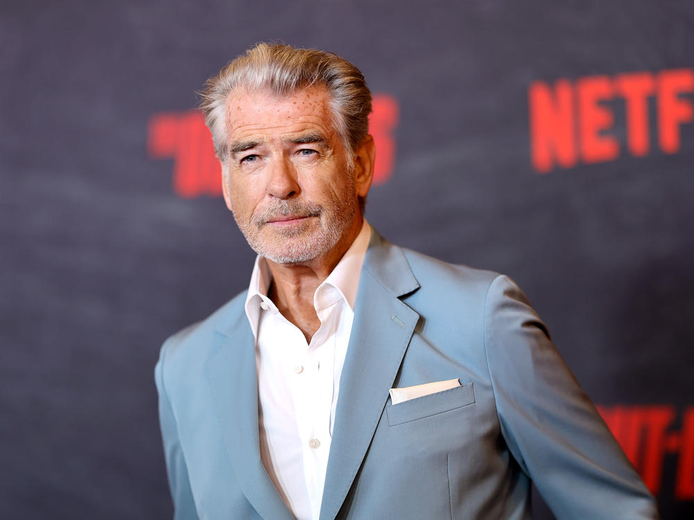 Actor Pierce Brosnan attends the Los Angeles premiere of Netflix's <em>The Out-Laws</em> on June 26.